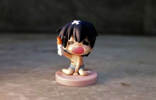 Small Cute Toy Figurine Crying Kid Child Baby