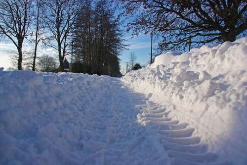 Snow Road Traffic Traffic Delays Drifting Snow