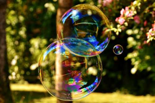 Soap Bubble Huge Large Make Soap Bubbles Wabbelig