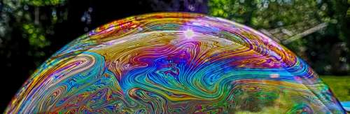 Soap Bubble Color Colorful Iridescent Kunterbunt