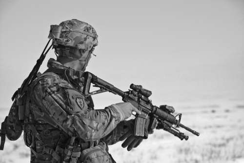 Soldier Uniform Army Weapon Bullets Projectile