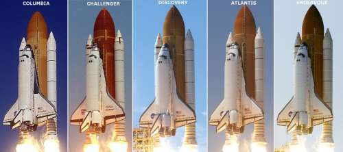 Space Shuttle Profiles Spacecraft Vehicles Rockets