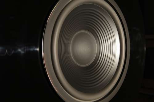Speaker Rotation Image Music Works Black Hole