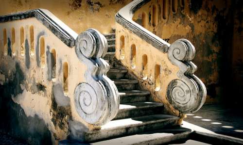Stairs Baroque South Of France Provence