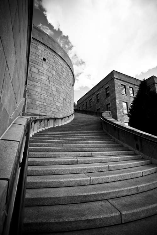 Stairs Staircase Stairway Architecture Perspective