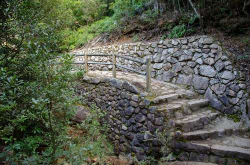 Stairway Stairs Steps Staircase Stone Path