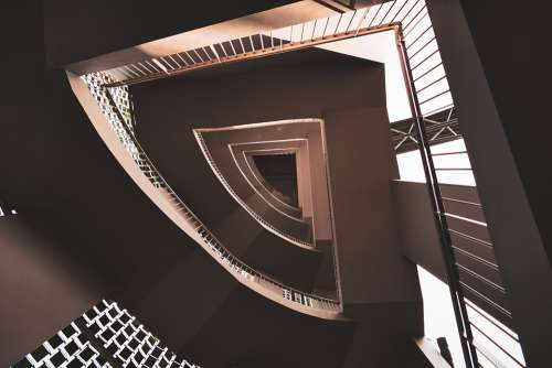 Stairwell Spiral Staircase Architecture Stairway