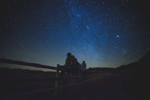 Star Gazing Starry Night Astronomy Universe Sky