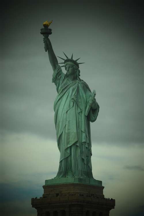Statue Freedom New York Usa Monument America