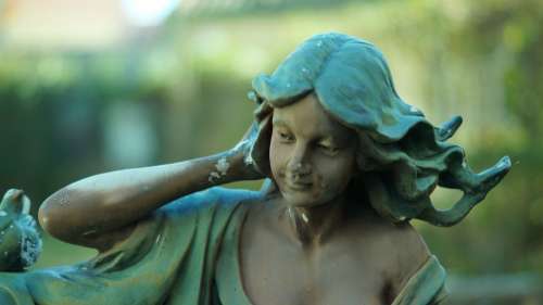 Statue Girl Sculpture Figure Face