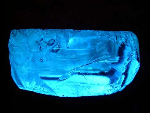 Stone Glass Colorful Gem Color Blue Ice Cold