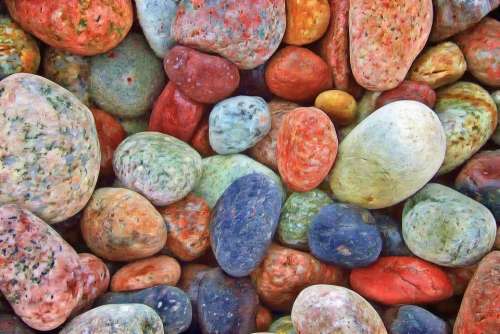 Stones Rocks Pebbles Tranquil Zen Balance Natural