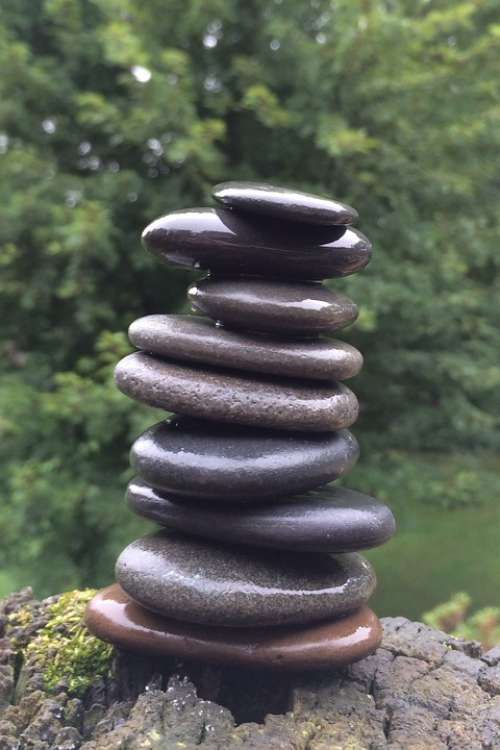 Stones Stacking Creative Meditation Rock Balance