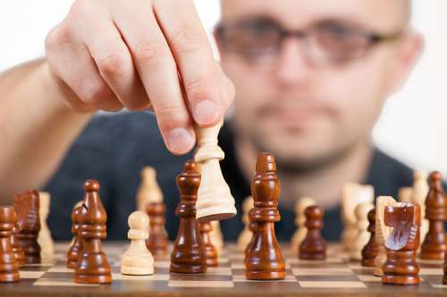 Strategy Chess Board Game Win Champion