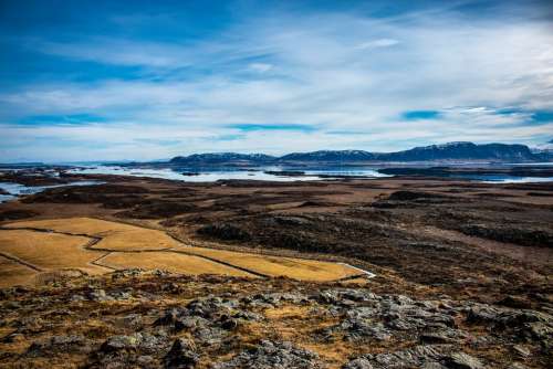 Stykkishólmur Iceland Helgafell Winter Mountains