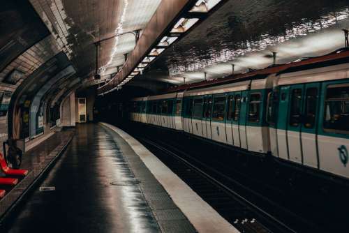 Subway Metro Paris Train Underground Urban Travel