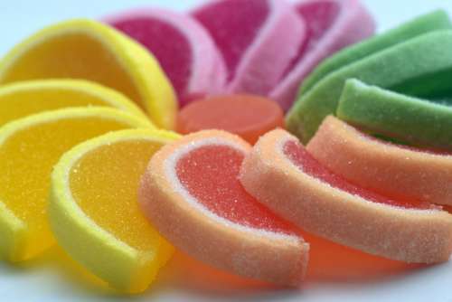 Sugar Sweet Jelly Fruit Colorful Nibble Treat