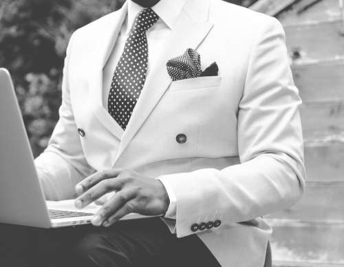 Suit Man Dapper Work Male Business Person