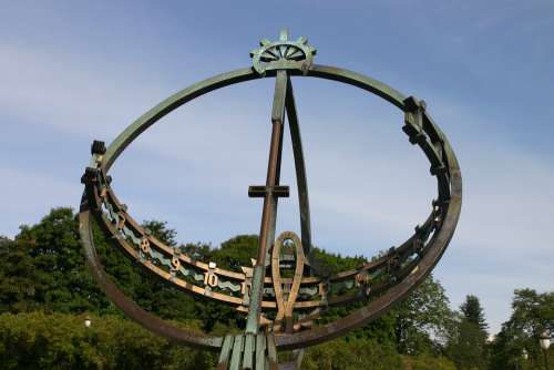 Sundial Oslo Vigeland Norway Sculpture Art Park