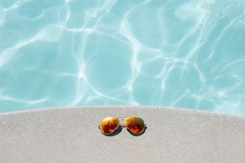 Sunglasses Pool Recreation Resort Sun