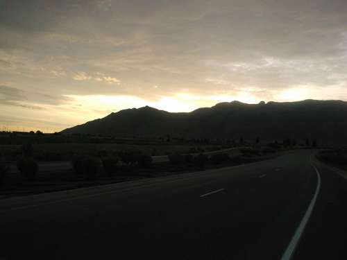 Sunrise Mountains Foothills Sandia Mountains