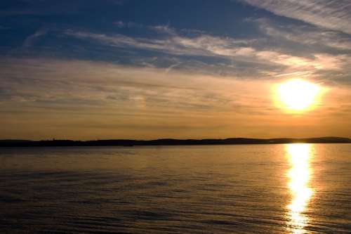 Sunset Abendstimmung Sun Lake