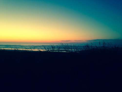 Sunset Sky Beach
