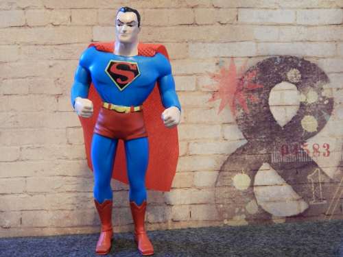 Superman Superhero Toy Hero Man Costume Cartoon