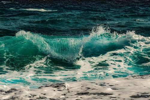 Surf Water Sea Nature Ocean Wave Splash