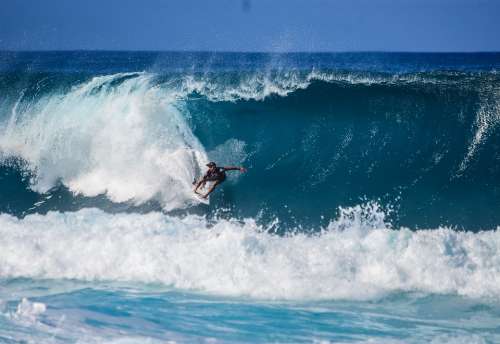 Surfer Surfing Surfboard Sports Outdoor Waves
