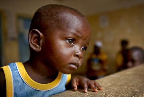 Tanga Tanzania Boy Child Close-Up Macro Waiting
