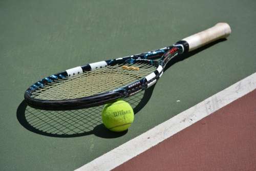 Tennis Sport Racquet Ball Court Game