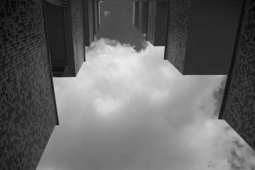 Terraces Sky Balconies Housing Residential Look Up