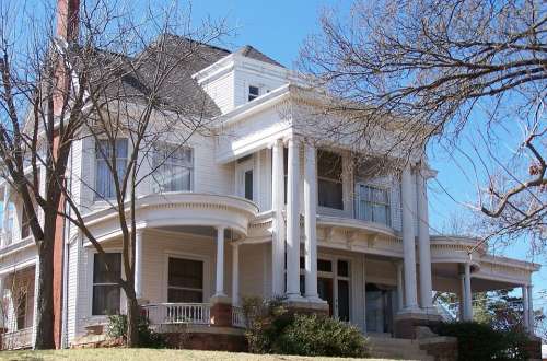 Territorial Two-Story Guthrie Oklahoma Mansion
