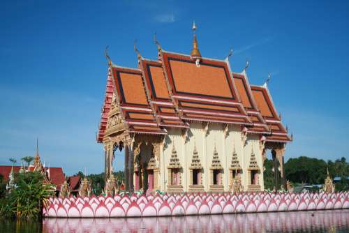 Thailand Temple Buddhism Meditation Religious