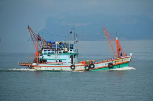Thailand Boat Sea Travel Ocean Transport