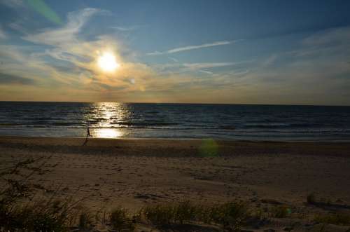 The Baltic Sea Holidays Sea Beach The Coast Clouds