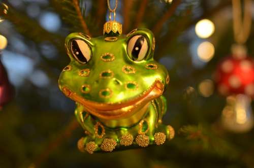 The Frog Frog Bauble Ornament Christmas Holidays