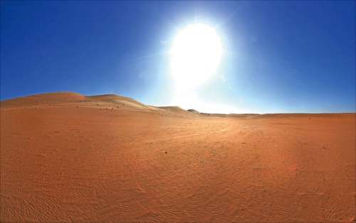The Sahara Desert Algeria Oily With