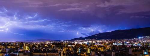 Thunder Lighting Lightning Cloud Bolt Thunderstorm