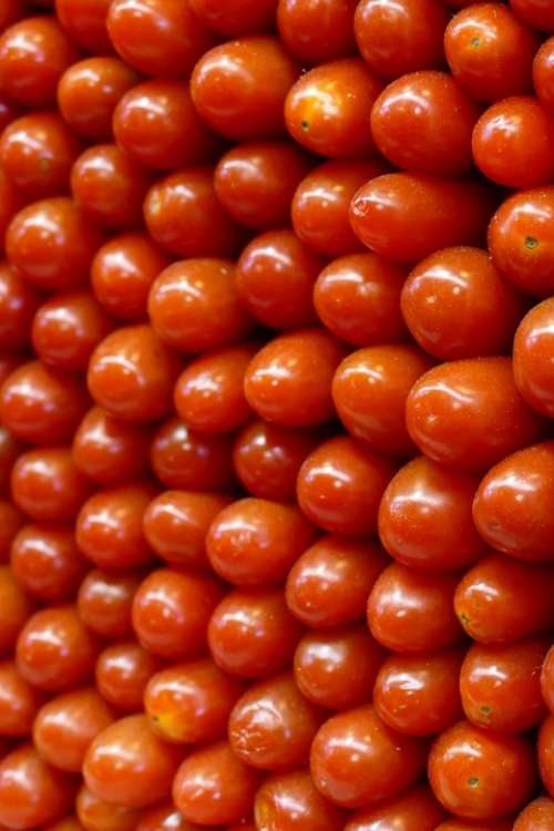 Tomato Small Mini Fruit Food Healthy Red Stack