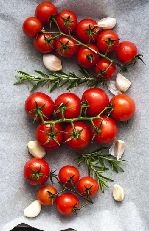 Tomatoes Vegetables Food Healthy Red Fresh