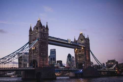Tower Bridge London Drawbridge Architecture Travel