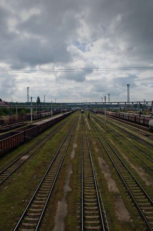 Track City Landscape Clouds Heaven