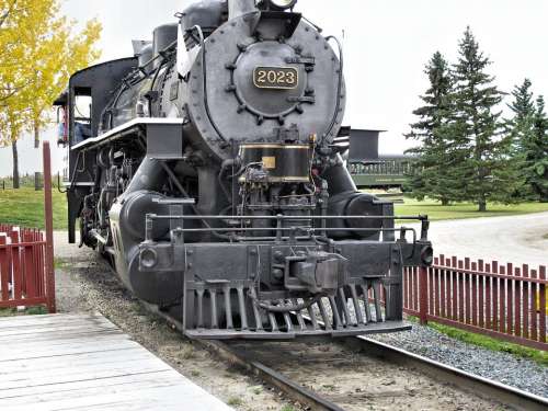 Train Old Train Engine Heritage Canada