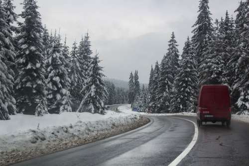 Transylvania Winter Romania Landscape Snow Trip