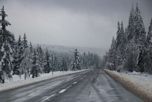 Transylvania Winter Romania Landscape Snow Trip