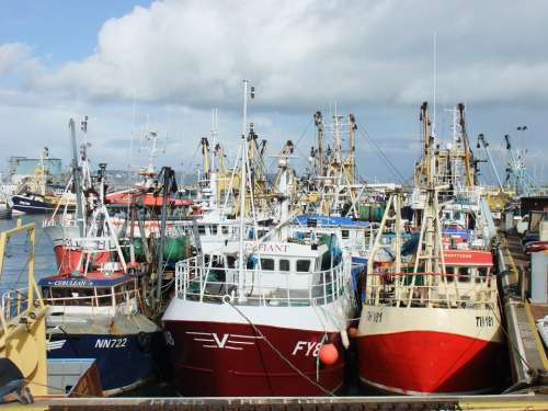 Trawler Brixham Devon Fishing Industry Vessels