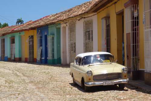 Trinidad Cuba Classic Car Old Car 50'S Car