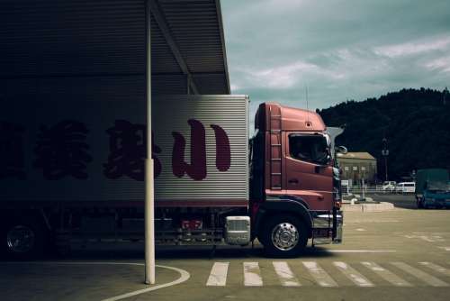 Truck Lorry Transportation Logistics Infrastructure